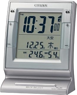 CITIZEN (シチズン) 目覚し時計 パルデジットR101(茶色) 電波時計 温湿度六曜表示 デジタル 8RZ101-006 CITIZEN (シチズン) 目覚し時計 パルデジットR101(茶色) 電波時計 温湿度六曜表示 デジタル 8RZ101-006